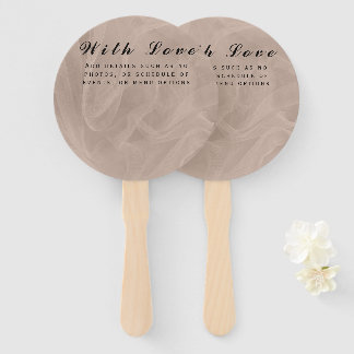 Pink Fabric Textured Print - Any colour Hand Fan