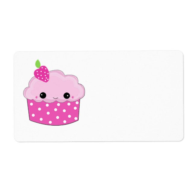Pink Face Cupcake (Front)