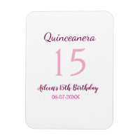 Pink fairy 15th birthday simple moder quinceanera 