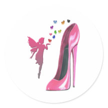Pink Fairy and Stiletto Shoe Art