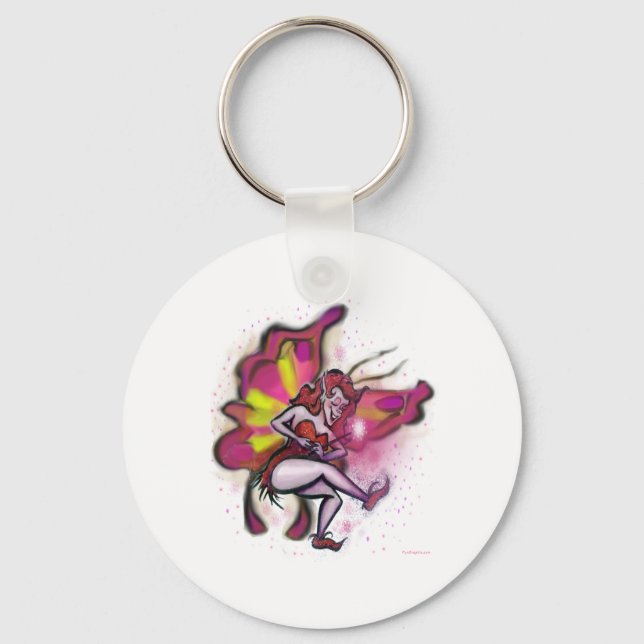 Pink Fairy Keychain (Front)