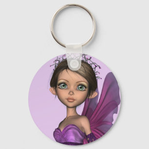 Pink Fairy Keychain