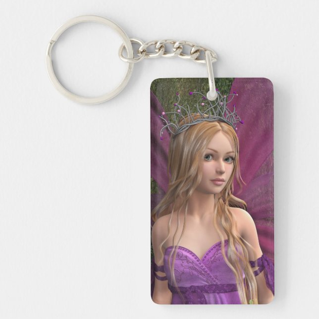 Pink Fairy Keychain (Front)