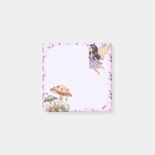 Pink Fairy Memo Pad – Enchanting Note-Taking Post-it Notes