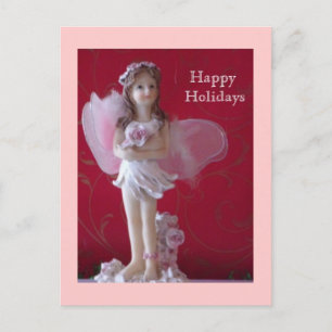 Pink Fairy Photo Postcard