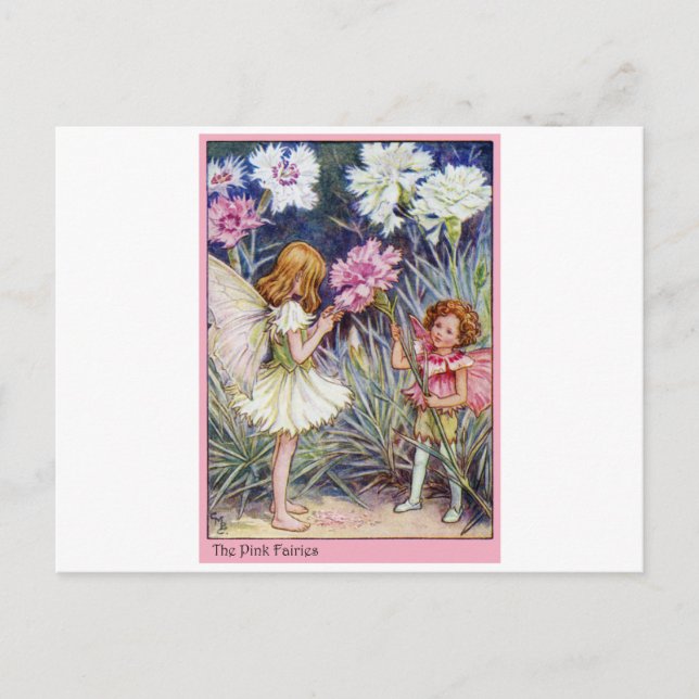 Pink Fairy Postcard (Front)