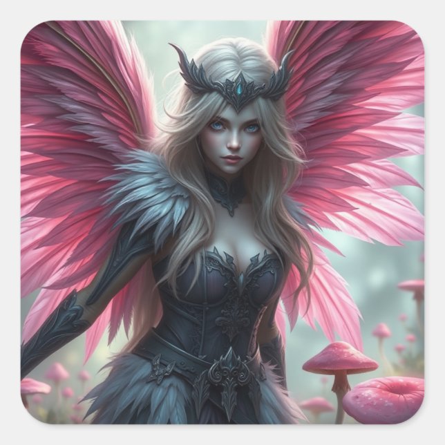 Pink Fairy Stickers (Front)