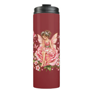 Pink Fairy  Thermal Tumbler – Whimsical Fairyc