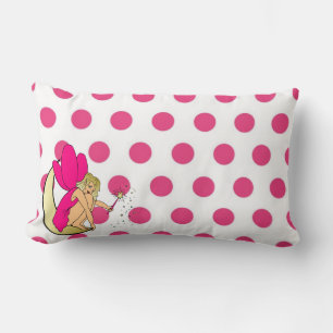 Pink Fairy Throw Pillow