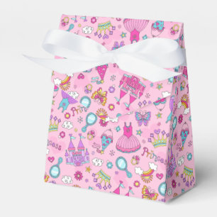 Pink Fairytale Princess Party Favor Box