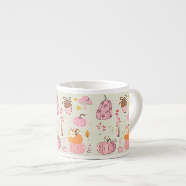 Pink Fall Espresso Cup (Front Right)