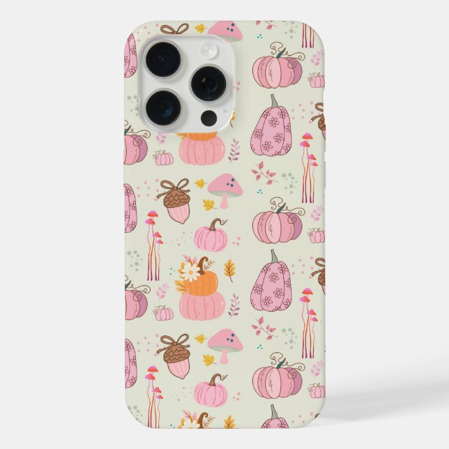  Pink Fall iPhone Case (Back)