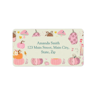 Pink Fall Label