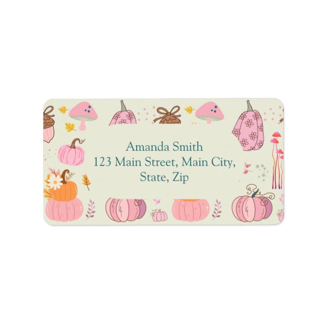 Pink Fall Label (Front)