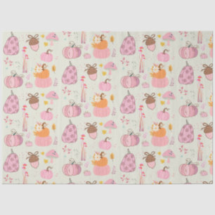 Pink Fall Tissue Paper