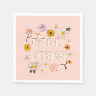 Pink Fall Vibes Napkin