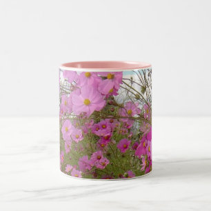 Pink Fancy 1 Two-Tone Coffee Mug