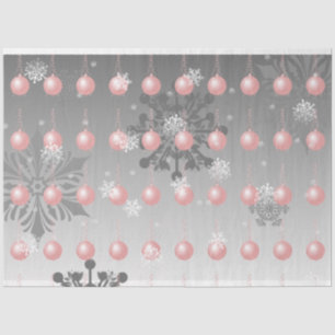 Pink Fancy Christmas Ornament Tissue Paper