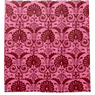 pink fans and fronds print