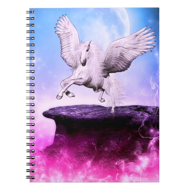 Pink Fantasy Unicorn Notebook (Front)