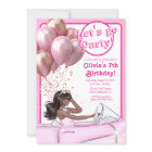 Pink Fashion Melanin Doll Car Birthday Party