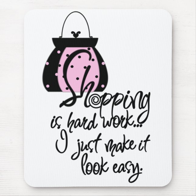 Pink Fashion Mousepad (Front)