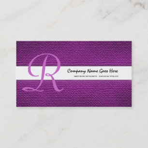 Pink fashion stylist seamstress tailor business card