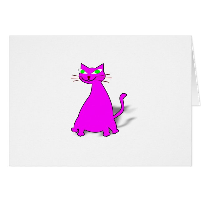 Pink Fat Cat (Front Horizontal)