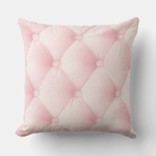 Pink Faux cuir Imprimer Coussin rembourré