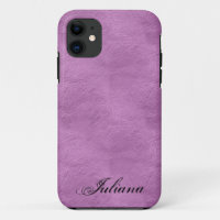 Pink Faux Leather look Pattern iPhone 5 Case