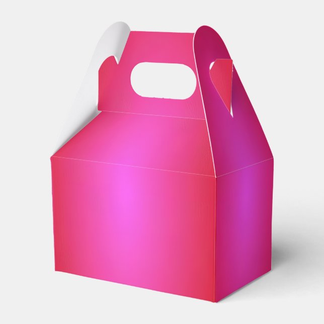 Pink Favor Box (Front Side)