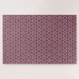 Pink Feather Persian Star Impossible Puzzle