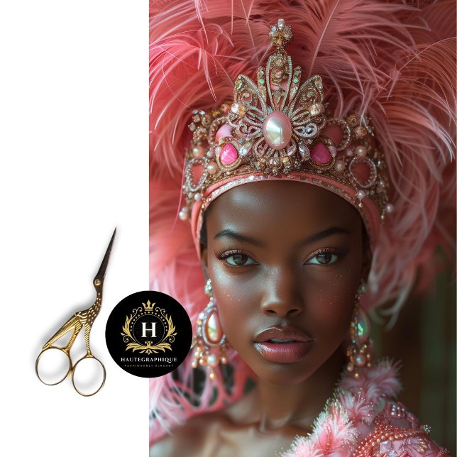 Pink Feathered Headdress Decoupage Tissue Paper (Creator Uploaded)