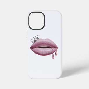Pink female lips iPhone 12 Mini Case