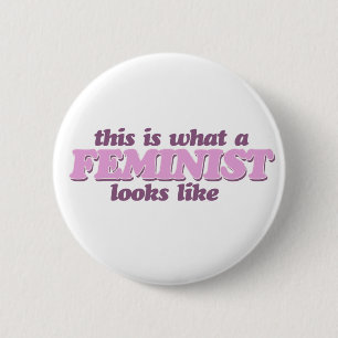 Pink Feminism 2 Inch Round Button