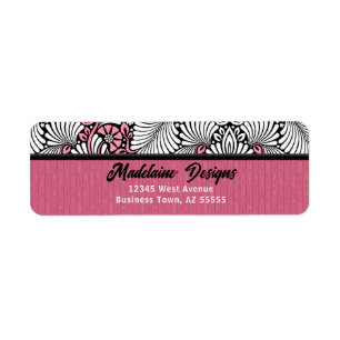 Pink Fern Executive Business Theme Return Address