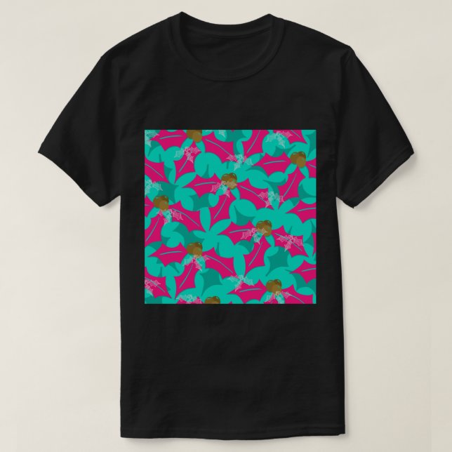 Pink Festivus  Fitted Scoop  T-Shirt (Design Front)