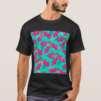 Pink Festivus Fitted Scoop T-Shirt