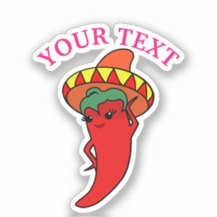 Pink Fiesta Bridal Shower Red Hot Kawaii Pepper