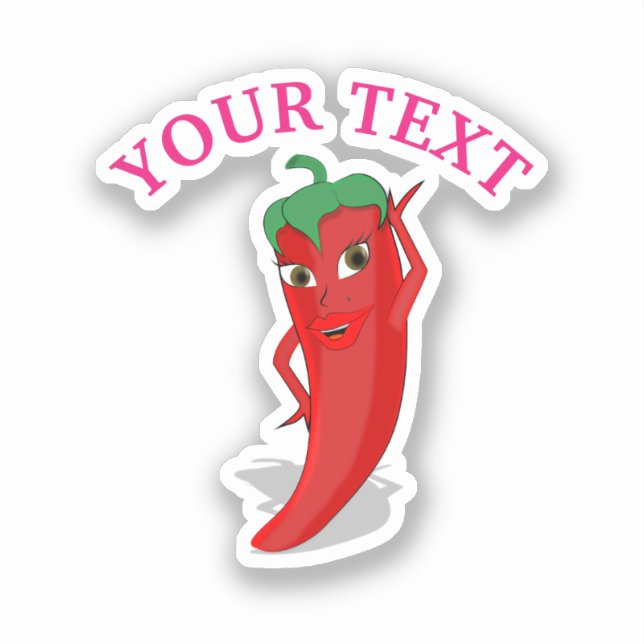 Pink Fiesta Bridal Shower With Red Hot Pepper Diva (Front)