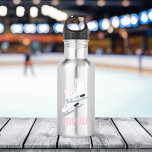 Pink Figure Skates Personalized Girls 532 Ml Water Bottle<br><div class="desc">Personalized design for your little athletes and sports fans.</div>
