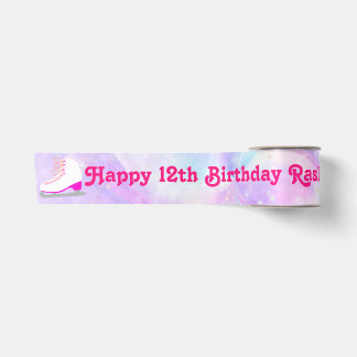 Pink Figure Skating Ribbon Satin Ribbon