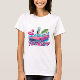Pink Fin Diving – A Surreal Waterscape T-Shirt