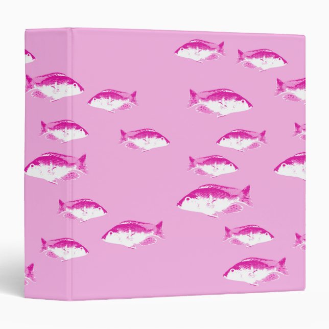 Pink fish binder (Front/Spine)