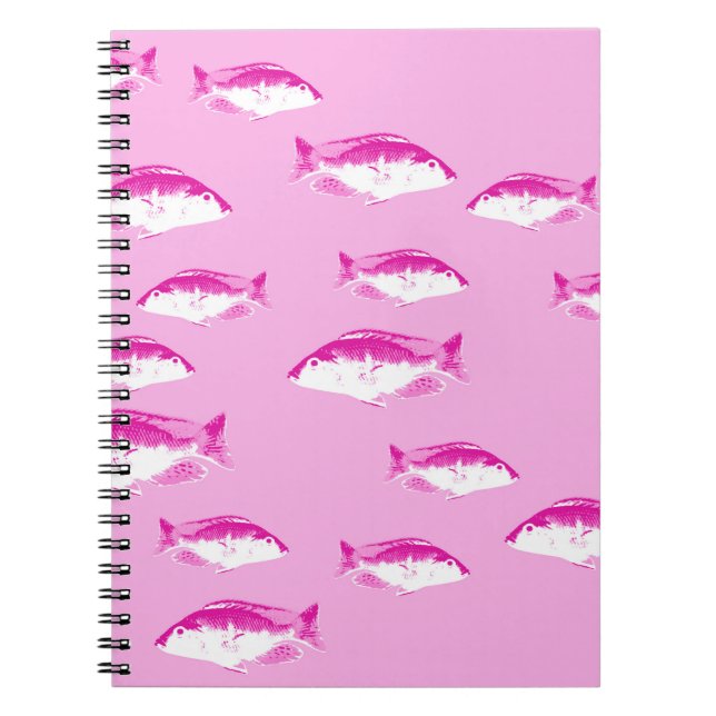 Pink fish notebook (Front)