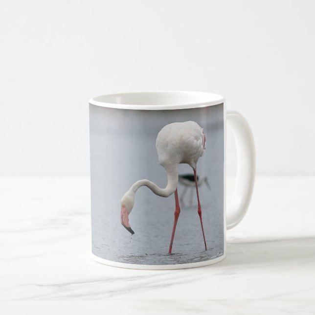 Pink flame coffee mug (Front Right)