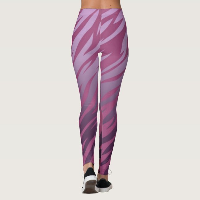Pink Flaming Leggings (Back)