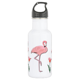 Pink Flamingo 532 Ml Water Bottle