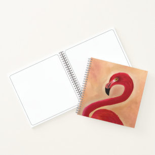 Pink Flamingo Art Notebook