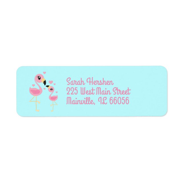 Pink Flamingo Baby Shower (Front)